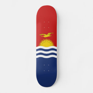Kiribati Flag Skateboard