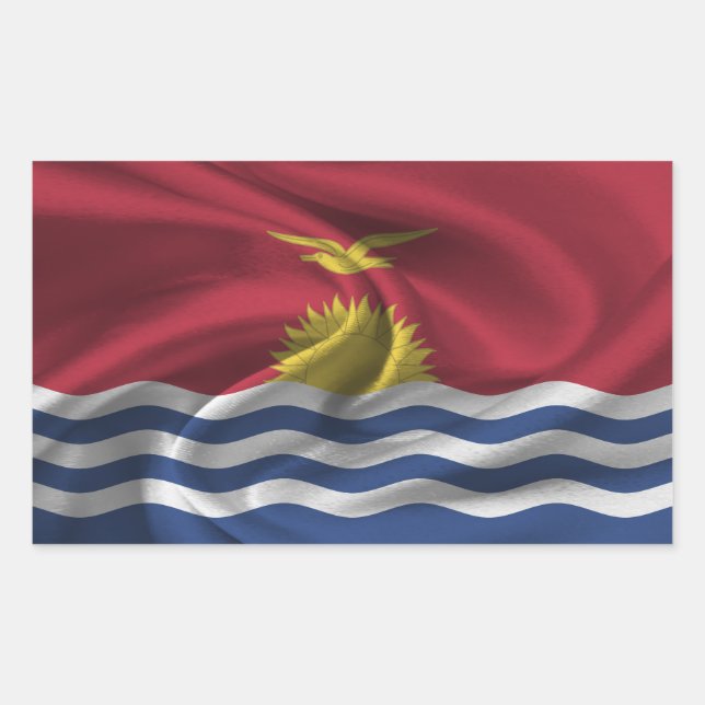 Kiribati Flag Sticker (Front)