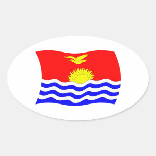 Kiribati Flag Sticker