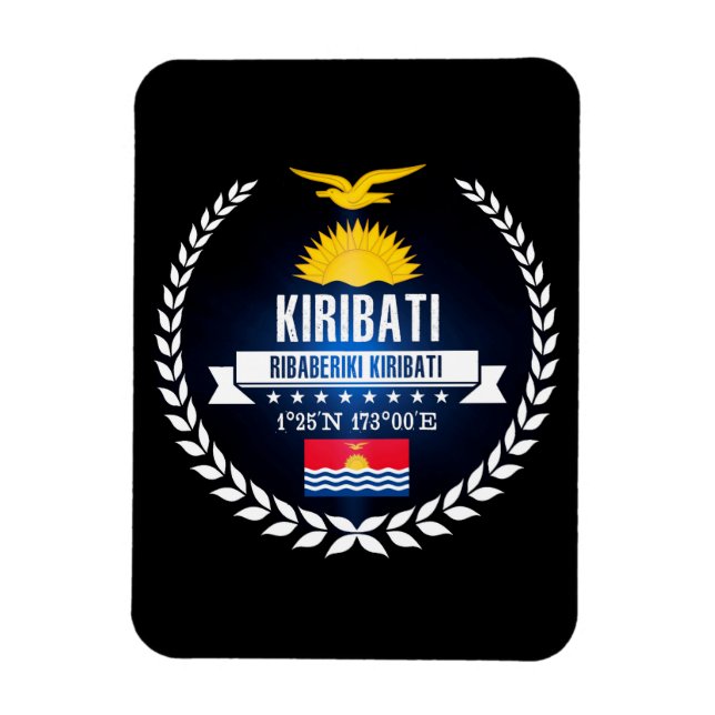 Kiribati Magnet (Vertical)