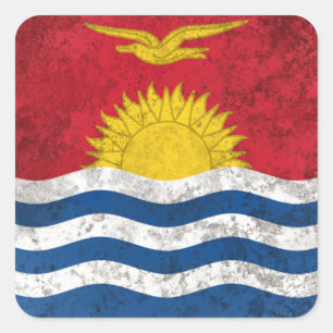 Kiribati Square Sticker