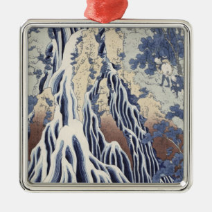 Kirifuri Fall on Kurokami Mount Metal Ornament