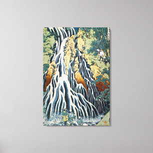 Kirifuri Waterfall, Hokusai Canvas Print