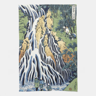 Kirifuri waterfall near Kurokami mountain Housai Kitchen Towel