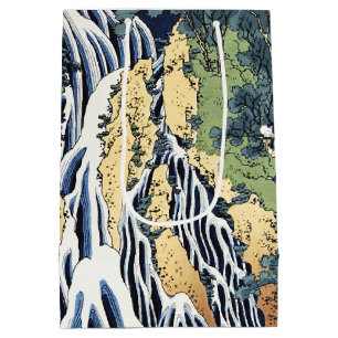 Kirifuri waterfall near Kurokami mountain Housai   Medium Gift Bag