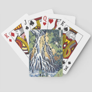 Kirifuri waterfall near Kurokami mountain Housai Playing Cards