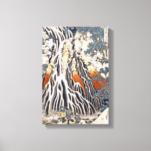 Kirifuri Waterfall on Mount Kurokami in Shimotsuke Canvas Print