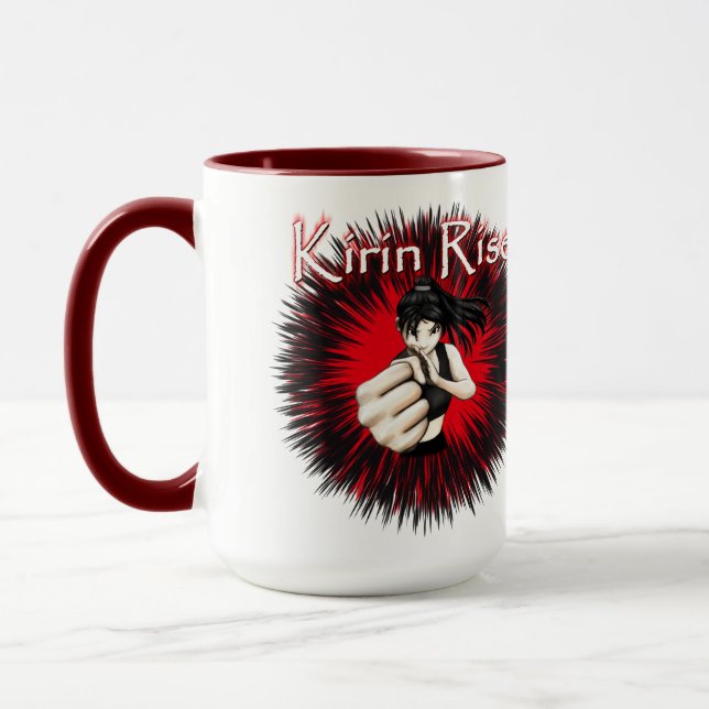 Kirin Rise 15 oz Coffee Mug (Left)