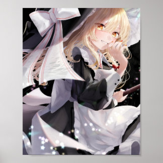 Kirisame Marisa in Black  Poster
