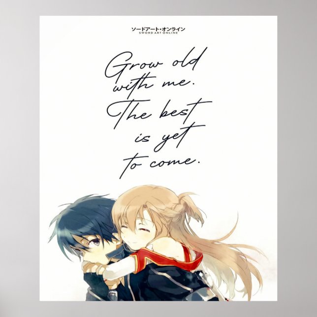 Kirito Asuna - Sword Art Online Poster (Front)