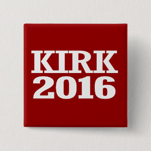 Kirk - Mark Kirk 2016 2 Inch Square Button