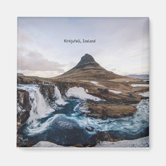 Kirkjufell, Church Mountain, Iceland Magnet (Front)