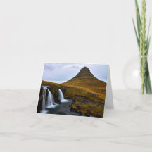 Kirkjufell, Iceland thank you card. 