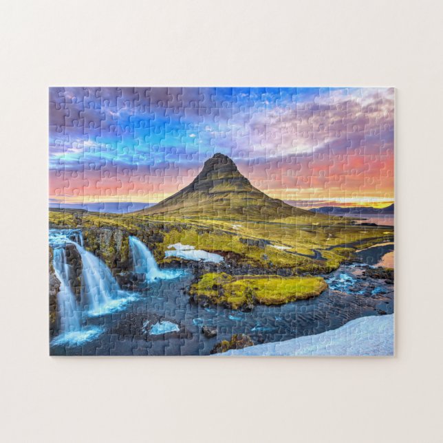 Kirkjufell mountain Iceland Jigsaw Puzzle (Horizontal)