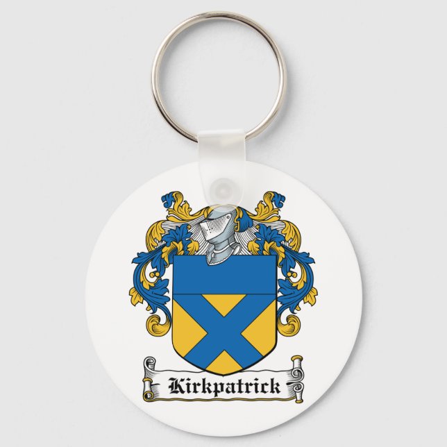Kirkpatrick Family Crest Keychain (Front)