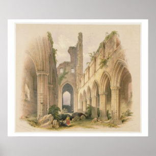 Kirkstall Abbey, the Nave and Choir, from 'The Mon Poster