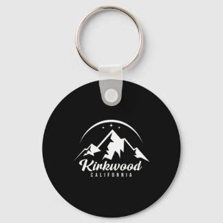Kirkwood California Ski Resort Skiing Snowboarding Keychain