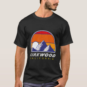Kirkwood California Usa Ski Resort 1980S Retro T-Shirt