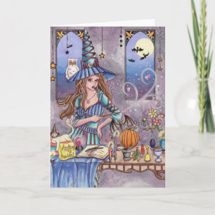 Kirra - Witch, Cat and Owl Card