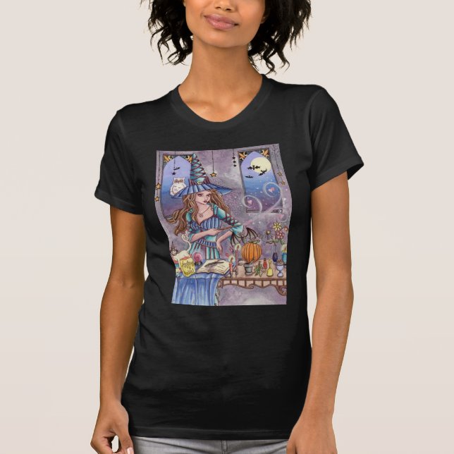 Kirra - Witch, Cat and Owl Shirt (Front)