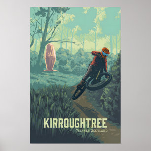 Kirroughtree Mountain Biking Travel Poster