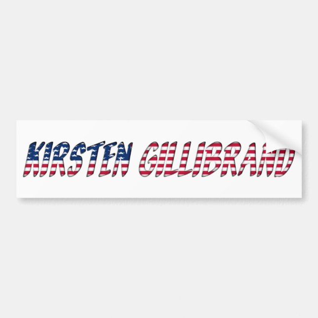 Kirsten Gillibrand Presidential Candidate 2020 Bumper Sticker (Front)