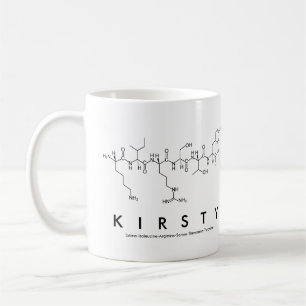 Kirsty peptide name mug