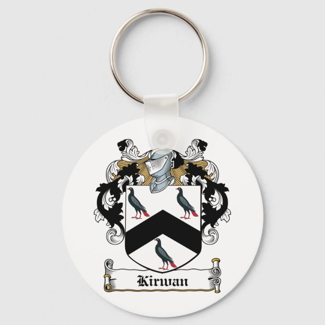 Kirwan Family Crest Keychain (Front)