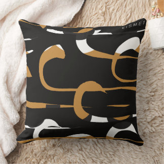 Kismet Dark Throw Pillow