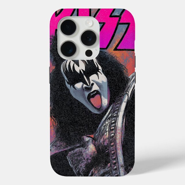 KISS 1970s Heavy Metal Band Case-Mate iPhone Case (Back)