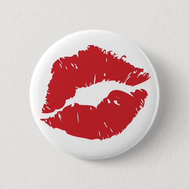 Kiss 2 Inch Round Button (Front)