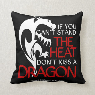 Kiss a Dragon pillow