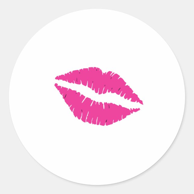 Kiss Classic Round Sticker (Front)
