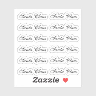 Kiss-Cut Santa Claus Signature Vivace