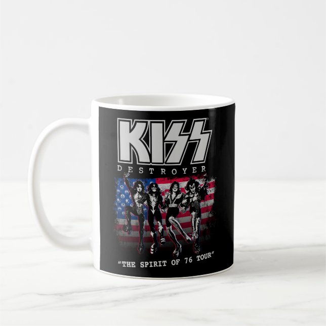 Kiss Destroyer The Spirit Of '76 Coffee Mug (Left)