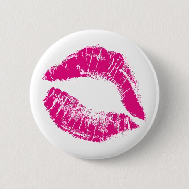 Kiss Flare 2 Inch Round Button (Front)