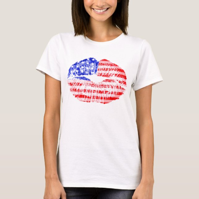 Kiss for the USA T-Shirt (Front)