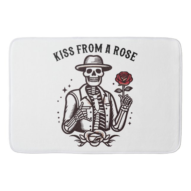 Kiss From A Rose Bath Mat (Front)