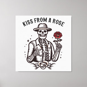 Kiss From A Rose Canvas Print
