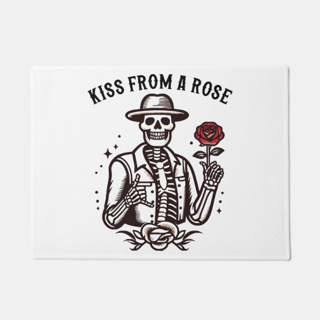 Kiss From A Rose Doormat (Front)