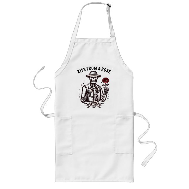 Kiss From A Rose Long Apron (Front)