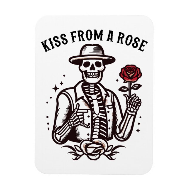 Kiss From A Rose Magnet (Vertical)