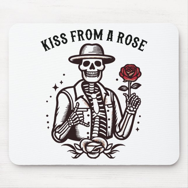 Kiss From A Rose Mouse Pad (Front)