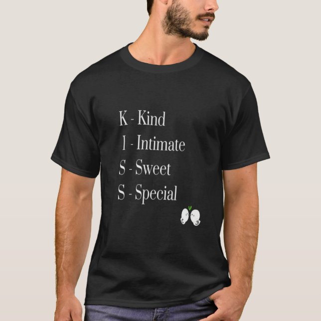 Kiss full form romantic - Cherish T-shirt (Front)