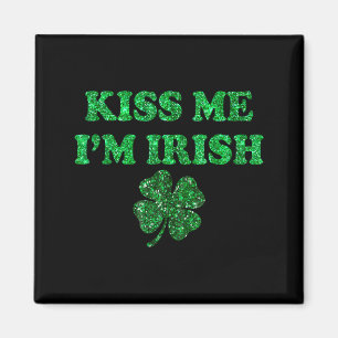 Kiss irish funny men women kids st patricks dayKis Magnet