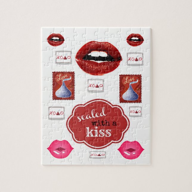Kiss Jigsaw Puzzle (Vertical)