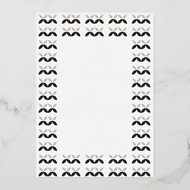 Kiss Kiss xx Foil Invitation (Front)