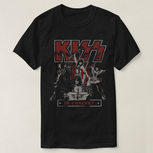 KISS - Live In Concert T-Shirt (Design devant)