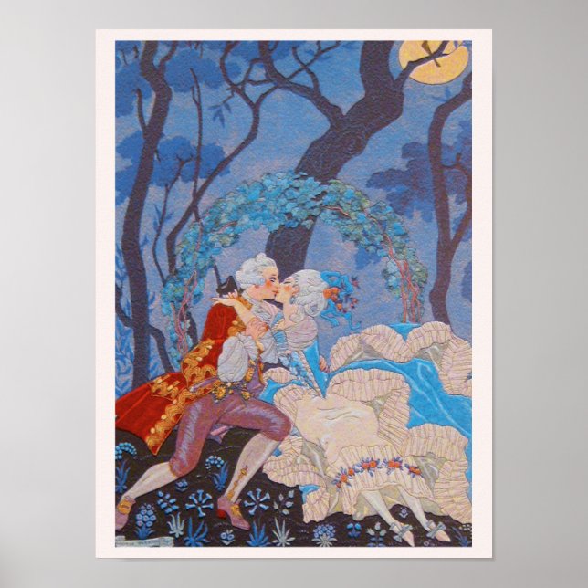 Kiss Marie Fashion Plate ~ Poster 16x12 (Devant)