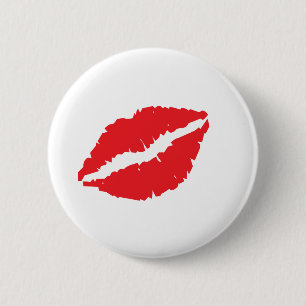 Kiss mark design 2 inch round button
